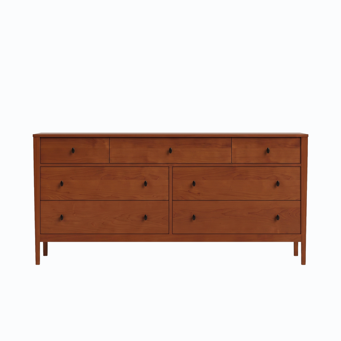 Amesbury Seven Drawer Dresser — Maple wood reference; selected finish may differ