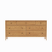 Amesbury Seven Drawer Dresser — Oak wood reference; selected finish may differ