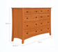 Armstrong Eight Drawer Dresser — supplier reference image 2; selected finish may differ