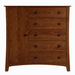 Armstrong Five Drawer Armoire — Oak wood reference; selected finish may differ