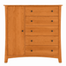Armstrong Five Drawer Armoire — Cherry wood reference; selected finish may differ