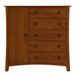 Armstrong Five Drawer Armoire — Cherry wood reference; selected finish may differ