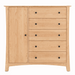 Armstrong Five Drawer Armoire — Maple wood reference; selected finish may differ