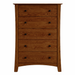 Armstrong Five Drawer Chest — Oak wood reference; selected finish may differ