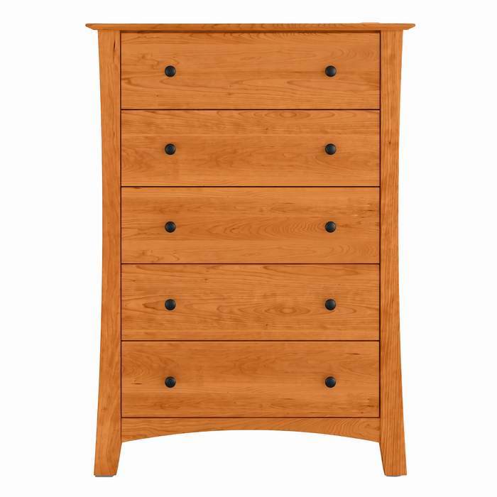 Armstrong Five Drawer Chest — Cherry wood reference; selected finish may differ
