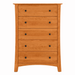 Armstrong Five Drawer Chest — Cherry wood reference; selected finish may differ