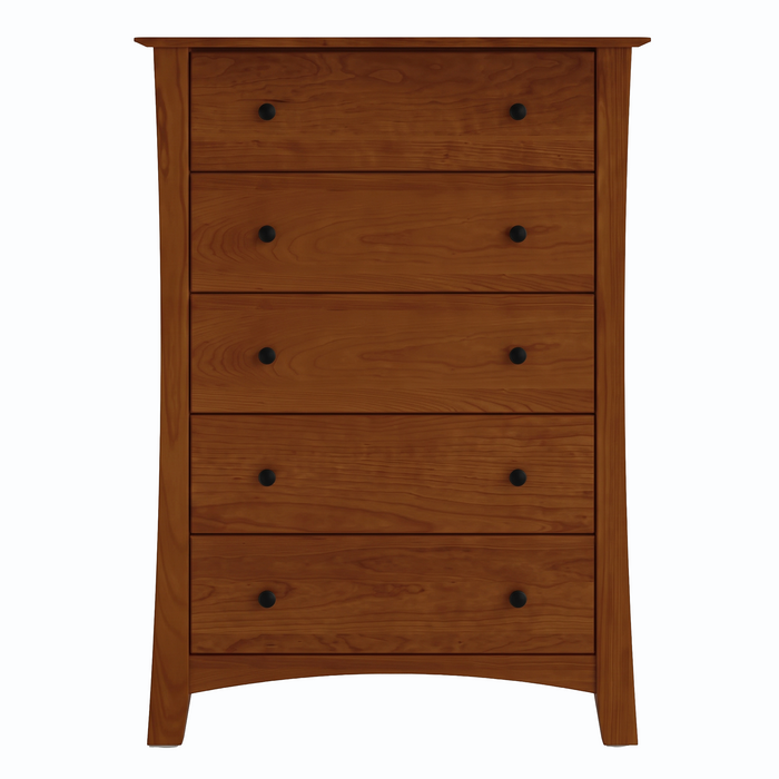 Armstrong Five Drawer Chest — Cherry wood reference; selected finish may differ
