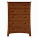 Armstrong Five Drawer Chest — Cherry wood reference; selected finish may differ