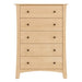 Armstrong Five Drawer Chest — Maple wood reference; selected finish may differ