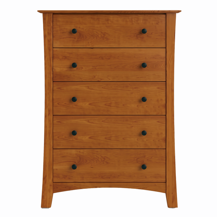 Armstrong Five Drawer Chest — Maple wood reference; selected finish may differ