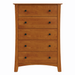 Armstrong Five Drawer Chest — Maple wood reference; selected finish may differ