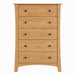 Armstrong Five Drawer Chest — Oak wood reference; selected finish may differ