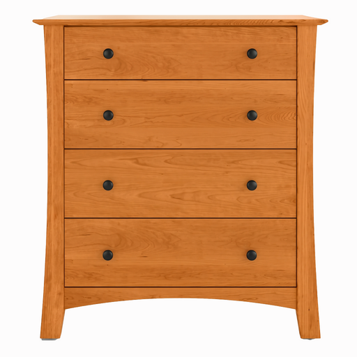 Armstrong Four Drawer Chest — Cherry wood reference; selected finish may differ