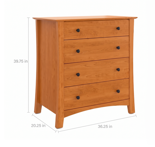 Armstrong Four Drawer Chest — supplier reference image 2; selected finish may differ