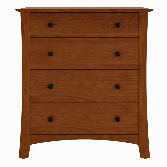 Armstrong Four Drawer Chest — Cherry wood reference; selected finish may differ