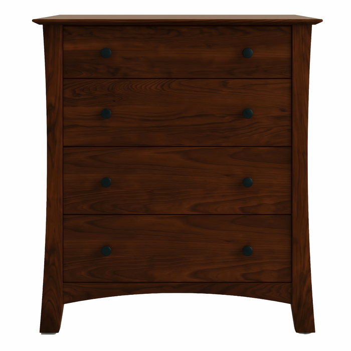 Armstrong Four Drawer Chest — Cherry wood reference; selected finish may differ