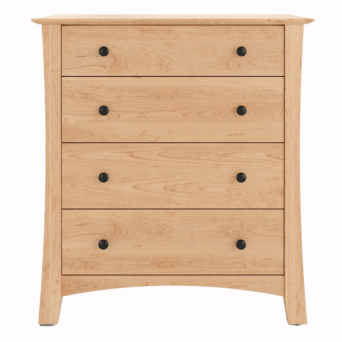 Armstrong Four Drawer Chest — Maple wood reference; selected finish may differ