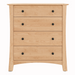 Armstrong Four Drawer Chest — Maple wood reference; selected finish may differ