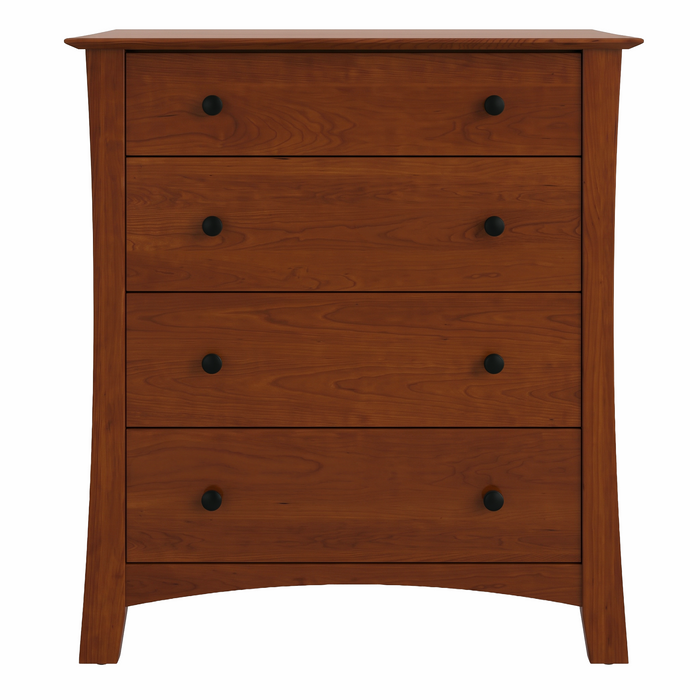 Armstrong Four Drawer Chest — Maple wood reference; selected finish may differ
