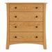 Armstrong Four Drawer Chest — Oak wood reference; selected finish may differ
