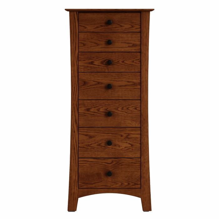 Armstrong Seven Drawer Lingerie Chest — Oak wood reference; selected finish may differ