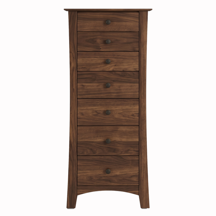Armstrong Seven Drawer Lingerie Chest — Walnut wood reference; selected finish may differ
