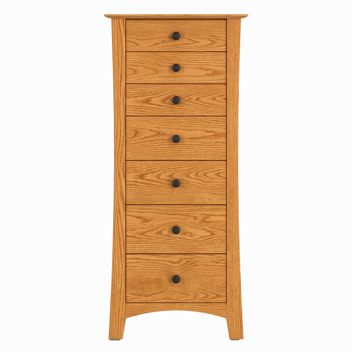 Armstrong Seven Drawer Lingerie Chest — Oak wood reference; selected finish may differ