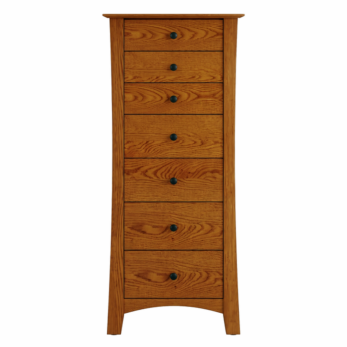 Armstrong Seven Drawer Lingerie Chest — Oak wood reference; selected finish may differ