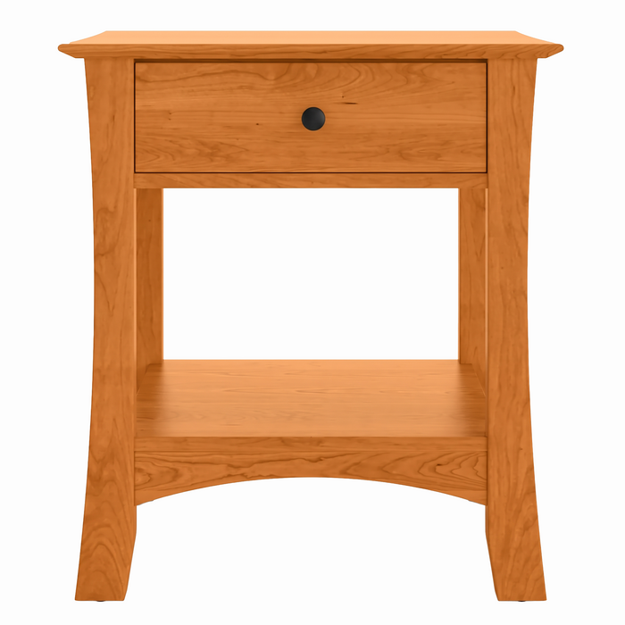Armstrong One Drawer Nightstand — Cherry wood reference; selected finish may differ