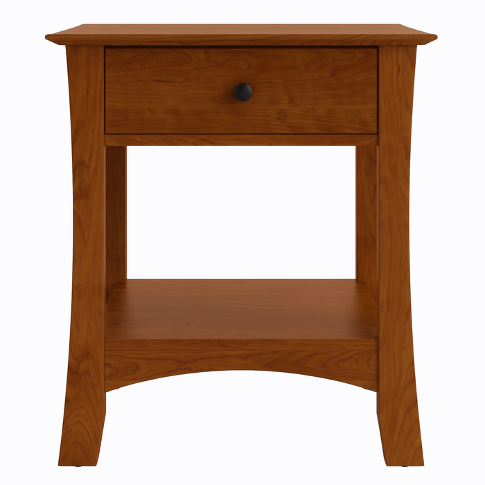 Armstrong One Drawer Nightstand — Cherry wood reference; selected finish may differ