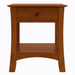 Armstrong One Drawer Nightstand — Cherry wood reference; selected finish may differ