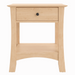 Armstrong One Drawer Nightstand — Maple wood reference; selected finish may differ