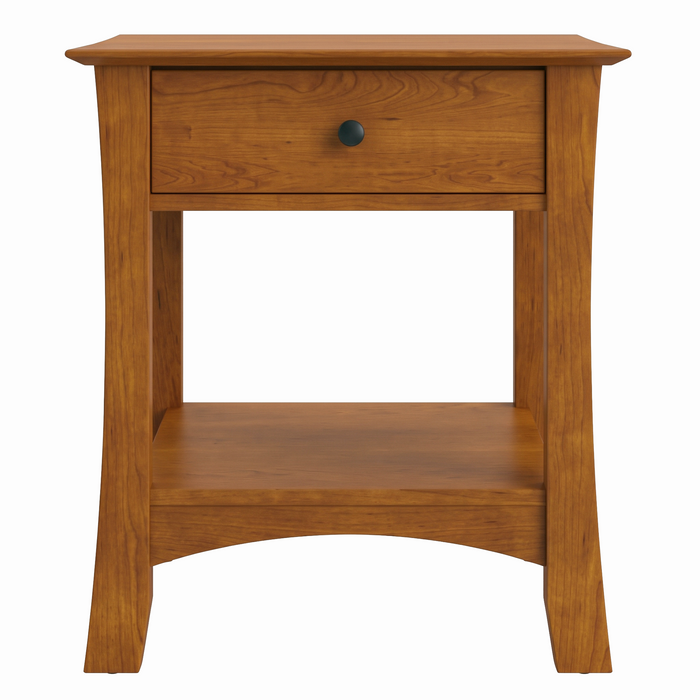 Armstrong One Drawer Nightstand — Maple wood reference; selected finish may differ