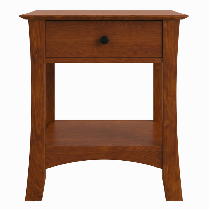 Armstrong One Drawer Nightstand — Maple wood reference; selected finish may differ