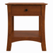 Armstrong One Drawer Nightstand — Maple wood reference; selected finish may differ