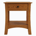 Armstrong One Drawer Nightstand — Oak wood reference; selected finish may differ