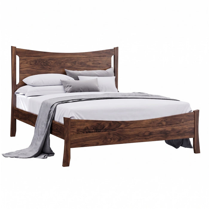 Armstrong Panel Bed Low Footboard — Walnut wood reference; selected finish may differ