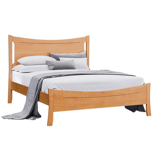 Armstrong Panel Bed Low Footboard — Cherry wood reference; selected finish may differ