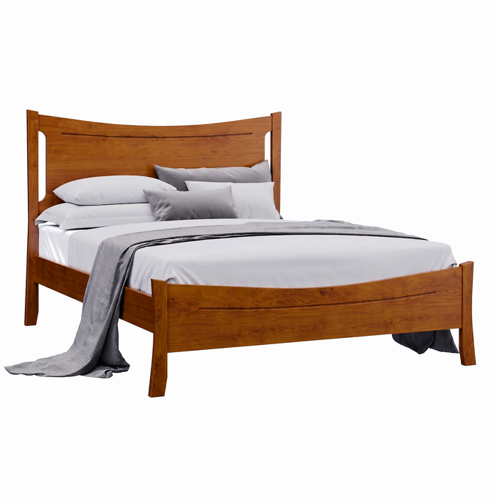 Armstrong Panel Bed Low Footboard — Cherry wood reference; selected finish may differ