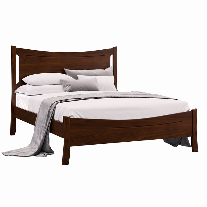 Armstrong Panel Bed Low Footboard — Cherry wood reference; selected finish may differ