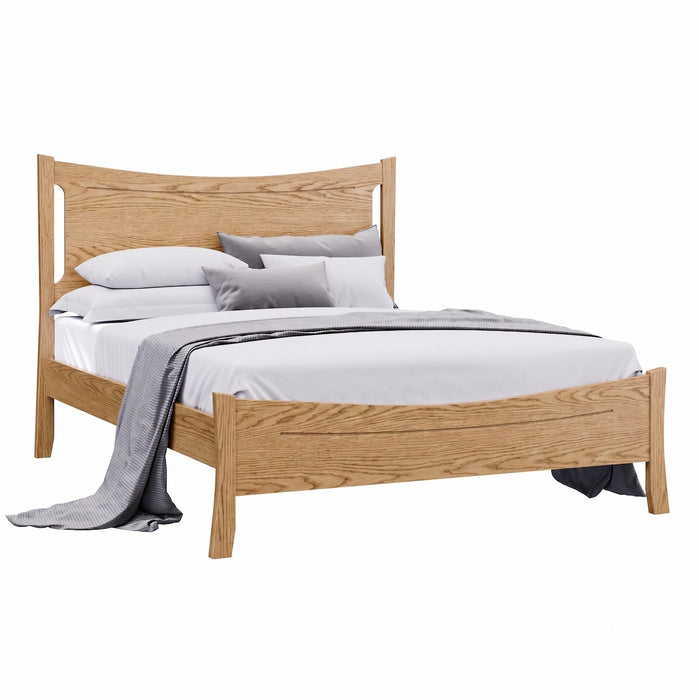 Armstrong Panel Bed Low Footboard — Oak wood reference; selected finish may differ