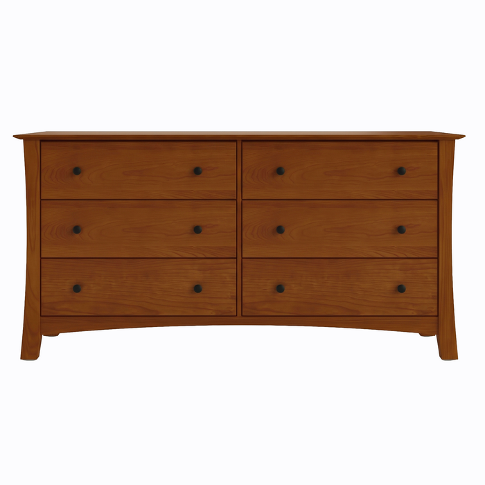 Armstrong Six Drawer Dresser — Cherry wood reference; selected finish may differ