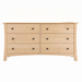 Armstrong Six Drawer Dresser — Maple wood reference; selected finish may differ