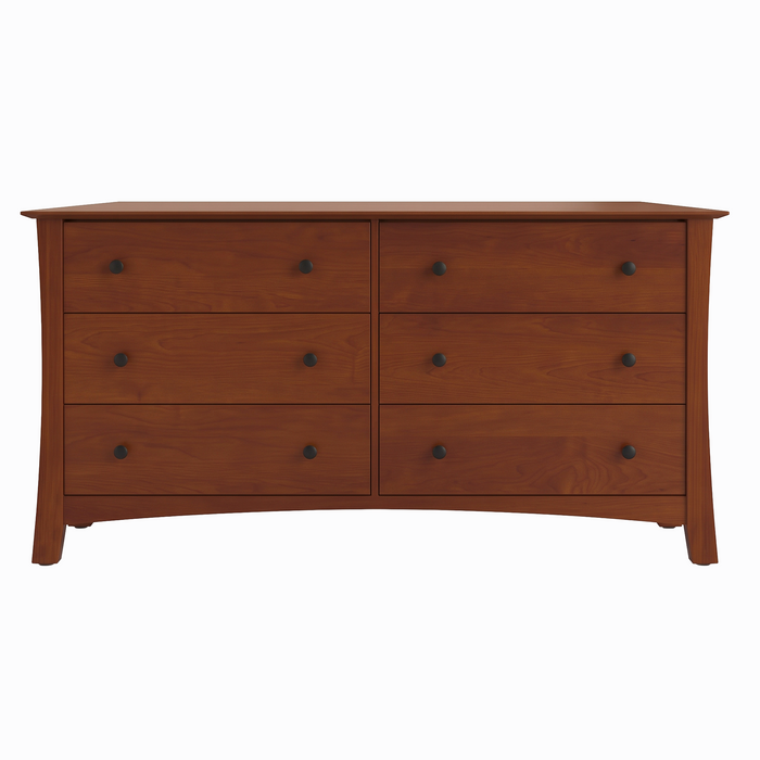 Armstrong Six Drawer Dresser — Maple wood reference; selected finish may differ