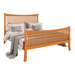 Armstrong Spindle Bed High Footboard — Cherry wood reference; selected finish may differ