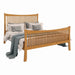 Armstrong Spindle Bed High Footboard — Oak wood reference; selected finish may differ