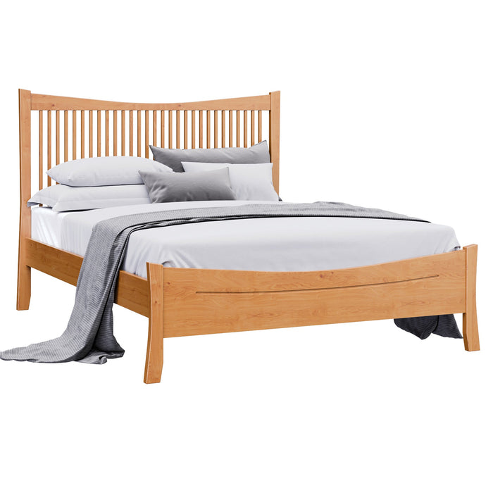 Armstrong Spindle Bed Low Footboard — Cherry wood reference; selected finish may differ