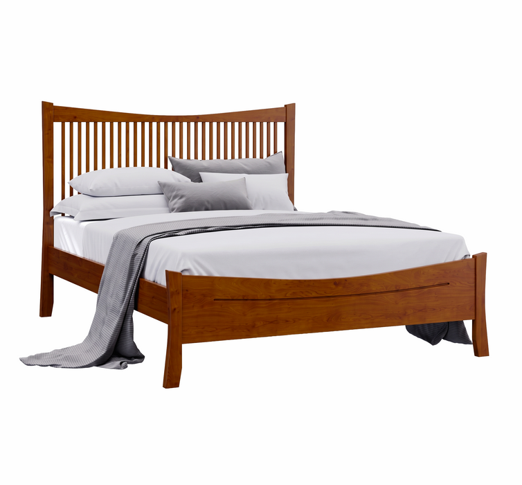 Armstrong Spindle Bed Low Footboard — Cherry wood reference; selected finish may differ