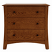 Armstrong Three Drawer Chest — Oak wood reference; selected finish may differ