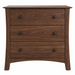 Armstrong Three Drawer Chest — Walnut wood reference; selected finish may differ